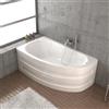 SANYCCES Vasca e telaio 160 x 90 cm bianco SANYCCES