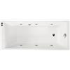 Leroy Merlin Vasca idromassaggio rettangolare bianco ,160, 70 cm, 6 bocchette,