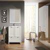 VISOBATH Mobile da bagno a terra sotto lavabo L 60 x H 85 x P 45 cm grigio perla laccato opaco, 1 cassetto, 2 ante VISOBATH Unike