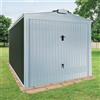 SAPIL Garage in acciaio verde Orlando SAPIL, con porta basculante 10.57 m², Sp 0.6 mm