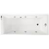 Leroy Merlin Vasca idromassaggio rettangolare 170, 75 cm, 6 bocchette,