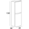 BADEN HAUS Colonna per mobile bagno Vague BADEN HAUS 2 ante P 38 x L 30 x H 130 cm talpa