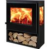 PANADERO Stufa a legna PANADERO Java Trivision 8 kW nera