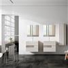 VISOBATH Colonna per mobile bagno Vision VISOBATH 1 anta P 27 x L 34.5 x H 120 cm betulla-tortora