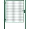 FERRO BULLONI Cancelletto FERRO BULLONI Garden in acciaio verde H 175 x L 100 cm