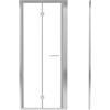 SIRO Porta doccia Record L 140 x H 195 x P 0.6 cm in vetro vetro senza finitura / trasparente profilo cromo
