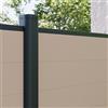 Leroy Merlin Recinzione 1 pannelli in alluminio beige Dolma H 124 cm