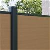 Leroy Merlin Recinzione 1 pannelli in alluminio rovere dorato Dolma H 124 cm