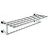 Grohe Portasciugamani da parete Essentials Cube New cromo spazzolato, L 22.5 cm