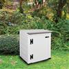 GAROFALO Box portattrezzi in polipropilene GAROFALO Flat L 82.5 x P 82.5 x H 104 cm beige