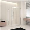 Leroy Merlin Box doccia con ingresso frontale scorrevole L 160 x H 200 cm, in vetro trasparente SP. 8 mm, profilo cromato Lead