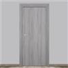 Leroy Merlin Porta interna a battente Gray Elm in MDF colore grigio, L 60 x H 210 cm, apertura reversibile