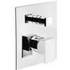 NOBILI Rubinetto per doccia getto laminare cristallino ad incasso monocomando Mia cromo lucido NOBILI