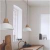 LUMICOM Lampadario Natura Kon verde paralume verde E27 Ø50cm LUMICOM