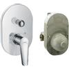 Hansgrohe Rubinetto per doccia getto laminare cristallino Logis E cromo lucido HANSGROHE