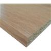 DELINIA Piano cucina in truciolare rivestito in laminato cpl rovere cognac Rovere Cognac L 246 x P 63 cm, spessore 3.8 cm