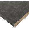 DELINIA Piano cucina in truciolare rivestito in laminato hpl marrone Stone Brown L 304 x P 63 cm, spessore 3.8 cm