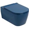 OLYMPIA CERAMICA Vaso WC sospeso OLYMPIA CERAMICA tuttoevo, sedile incluso P 53 x L 36 x H 53 cm blu