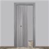 Leroy Merlin Porta interna pieghevole a libro Gray Elm in MDF colore grigio, L 80 x H 210 cm, apertura a sinistra