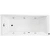 Leroy Merlin Vasca idromassaggio rettangolare bianco ,170, 70 cm, 6 bocchette,