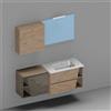Leroy Merlin Pensile bagno Sieben bianco, 1 anta apertura da sinistra P 21 x L 60 x H 60 cm