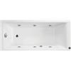 SANYCCES Vasca idromassaggio rettangolare bianco ,170, 75 cm, 6 bocchette, SANYCCES