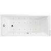 Leroy Merlin Vasca idromassaggio rettangolare bianco ,170, 70 cm, 16 bocchette,