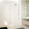 NOVELLINI Pannello laterale per box doccia OCEAN L 84 x H 195cm, Sp. 4 mm vetro vetro senza finitura / trasparente profilo in alluminio bianco laccato