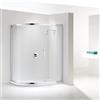 Leroy Merlin Box doccia angolare con porta scorrevole, vetro 8 mm, L 117-119.5 cm x L 79.5 cm, H 195 cm, cromo Namara