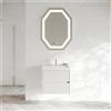 Leroy Merlin Base sospesa Portofino 60 cm con lavabo e 2 cassetti bianco opaco cannettato