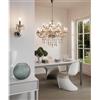 EGLO Lampadario Neoclassico Basilano beige cognac 18xE14 Max 40W ø100cm EGLO