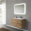 Leroy Merlin Base laterale sinistra Armonia 35 cm rovere oro, 1 anta