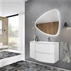 Leroy Merlin Base laterale sinistra Armonia 35 cm bianco lucido,1 anta