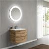 Leroy Merlin Base porta lavabo Armonia 70 cm rovere oro, 2 cassetti