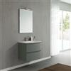 Leroy Merlin Base porta lavabo Armonia 70 cm verde salvia , 2 cassetti