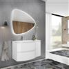 Leroy Merlin Base laterale destra Armonia 35 cm bianco lucido, 1 anta