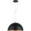 EGLO Lampadario Glamour Gaetano 1 nero 1xE27 ø53cm EGLO