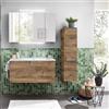 PELIPAL Mobile da bagno sospeso sotto lavabo L 100 x H 48 x P 45 cm rovere, 2 cassetti PELIPAL Madeo