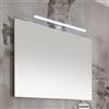 PELIPAL Specchio con illuminazione integrata bagno rettangolare PELIPAL L 80 x H 70 x P 3.2 cm marrone