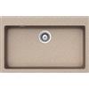 Schock Lavello integrato 1 vasca in quarzo avena SCHOCK Primus N100XL L 50 x L 79 cm