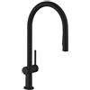 Hansgrohe Rubinetto da cucina con doccetta a collo di cigno Talis M54 nero verniciato satinato HANSGROHE