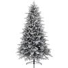 Leroy Merlin Albero di Natale artificiale innevato Cervino Frost verde H 180 cm x ø 109 cm