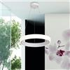 Leroy Merlin Lampadario LED moderno Alvina bianco Ø48cm, luce naturale 2880 lumen