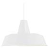 LUMICOM Lampadario Industriale Duna bianco paralume bianco E27 Ø45cm LUMICOM