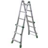 FACAL Scala telescopica FACAL Euro Briko in alluminio 3 + 4 gradini portata massima 150 kg EN 131 per lavori fino a 4.35 m