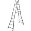 FACAL Scala telescopica FACAL Euro Briko in alluminio 6 + 6 gradini portata massima 150 kg EN 131 per lavori fino a 6.6 m