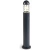 SOVIL Lampione da giardino, Torch H 75 cm, grigio, IP44 SOVIL