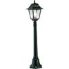 SOVIL Lampione da giardino, Quadrata H 114 cm, nero, IP43 SOVIL