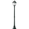 SOVIL Lampione da giardino, Quadrata H 175 cm, nero, IP43 SOVIL