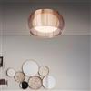 Brilliant Plafoniera moderno Relax 2xE27 DE Ø 50 cm bronzo IP20, 2XE27